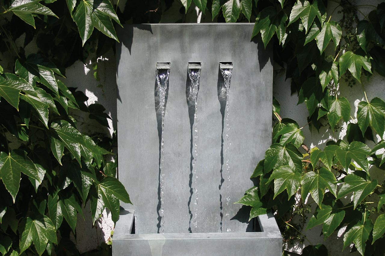 Zink-Gartenbrunnen Zinkbrunnen Springbrunnen und Wasserspiele aus Zink Gartenspringbrunnen